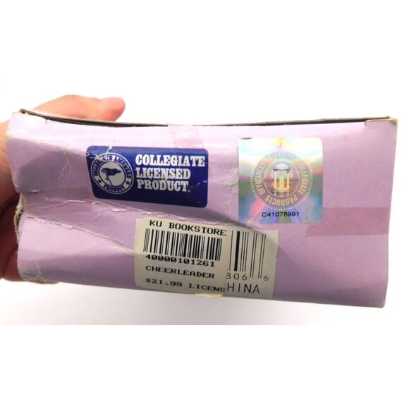 North Star Collegiate Cheerleading Doll Kansas University KU Jayhawks in Box - Picture 5 of 7